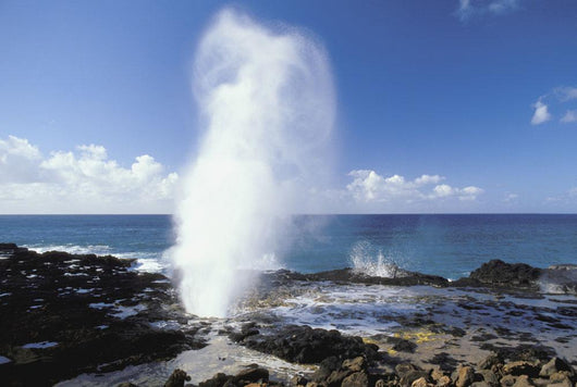 Hawaii, Kauai, Poipu, South Shore, Spouting Horn Blow Hole Wall Mural