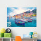 Mystic Landscape Harbor with Boats Wall Decal