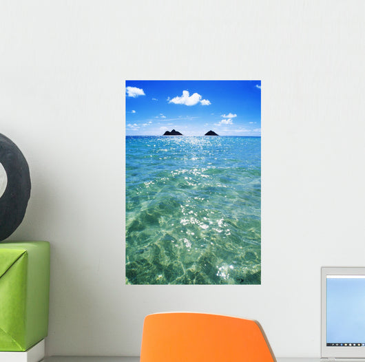 Clouds And Mokulua Islands Wall Mural