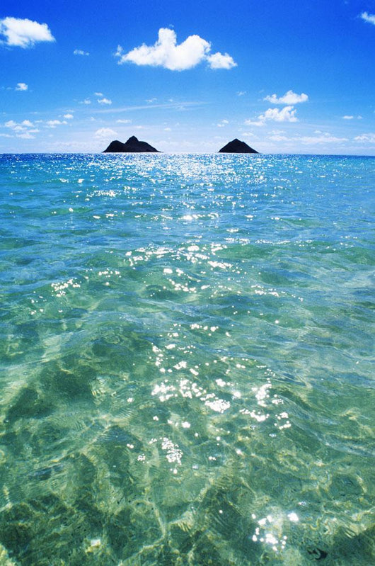 Clouds And Mokulua Islands Wall Mural