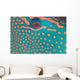 Indonesia, Extreme Close-Up Eye Of Bicolor Parrotfish Wall Mural