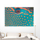 Indonesia, Extreme Close-Up Eye Of Bicolor Parrotfish Wall Mural