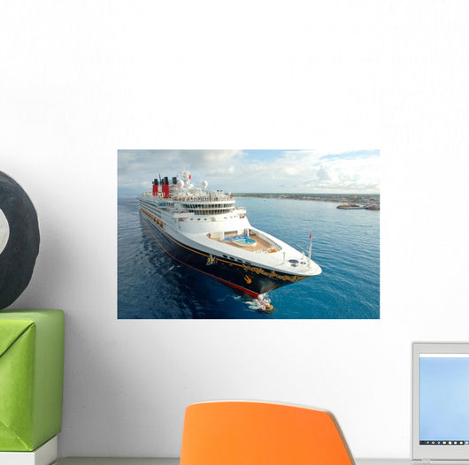 Unforgettable Vacation on Board Modern Cruise Ship Wall Mural