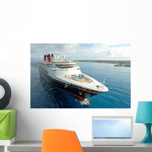 Unforgettable Vacation on Board Modern Cruise Ship Wall Mural
