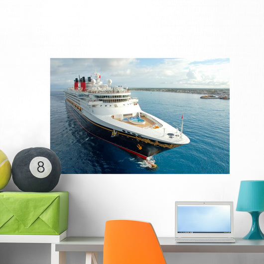Unforgettable Vacation on Board Modern Cruise Ship Wall Mural