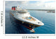 Unforgettable Vacation on Board Modern Cruise Ship Wall Mural