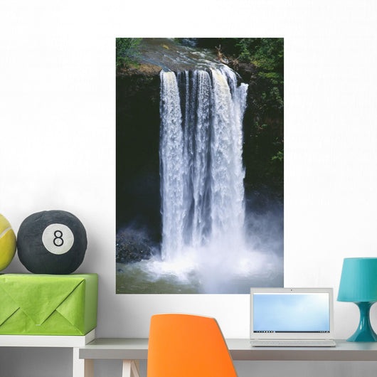 Close-Up Of Cascading Waterfall Wall Mural