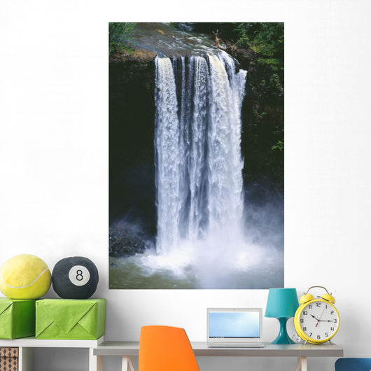 Close-Up Of Cascading Waterfall Wall Mural