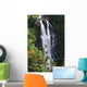 Nanue Falls Surrounded By Orange African Tulip Tree Wall Mural