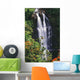 Nanue Falls Surrounded By Orange African Tulip Tree Wall Mural