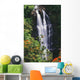 Nanue Falls Surrounded By Orange African Tulip Tree Wall Mural