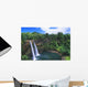 80 Foot High Waterfall Cascading Into Deep Pool Wall Mural