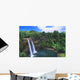 80 Foot High Waterfall Cascading Into Deep Pool Wall Mural