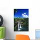 80 Foot High Waterfall Cascading Into Deep Pool Wall Mural