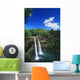 80 Foot High Waterfall Cascading Into Deep Pool Wall Mural