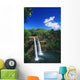 80 Foot High Waterfall Cascading Into Deep Pool Wall Mural