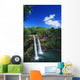 80 Foot High Waterfall Cascading Into Deep Pool Wall Mural