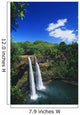 80 Foot High Waterfall Cascading Into Deep Pool Wall Mural