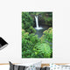 Hawaii, Big Island, Rainbow Falls, Pool Surrounded By Tropical Foliage Wall Mural