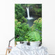 Hawaii, Big Island, Rainbow Falls, Pool Surrounded By Tropical Foliage Wall Mural