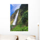 Kaluahine Falls Coming Down Mountainside Wall Mural