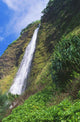 Kaluahine Falls Coming Down Mountainside Wall Mural