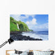 Hawaii, Maui, Hana, Pokupupu Point And Waikani Falls Going Into Ocean Wall Mural
