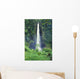 Hawaii, Big Island, Akaka Falls, Lush Greenery In Foreground Wall Mural