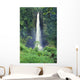 Hawaii, Big Island, Akaka Falls, Lush Greenery In Foreground Wall Mural