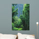 Hawaii, Maui, Hana, Oheo Gorge, Waimoku Falls, And Bamboo Forest Wall Mural