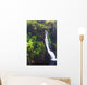 Hawaii, Maui, Foliage And Waterfall Along Hana Highway Wall Mural