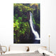 Hawaii, Maui, Foliage And Waterfall Along Hana Highway Wall Mural