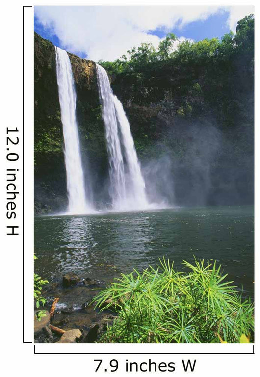Three Waterfalls Empty Into Same Pool Wall Mural