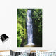 Waterfall Surrounded By Lush Greenery Wall Mural