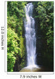 Waterfall Surrounded By Lush Greenery Wall Mural