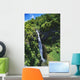 Hawaii, Maui, Waterfall Along Slopes Of Haleakala Above Huelo Wall Mural