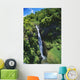 Hawaii, Maui, Waterfall Along Slopes Of Haleakala Above Huelo Wall Mural