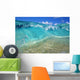 Ripple Of Crystal Clear And Turquoise Water Breaks On Sandy Shore Wall Mural