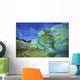 Abstract Underwater View Of Waves And Surf Wall Mural