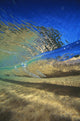 Abstract Underwater View Of Waves And Surf Wall Mural