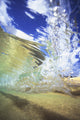 Abstract Underwater View Of Waves And Surf Wall Mural