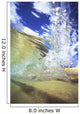 Abstract Underwater View Of Waves And Surf Wall Mural
