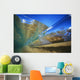 Abstract Underwater View Of Waves And Surf Wall Mural
