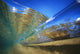 Abstract Underwater View Of Waves And Surf Wall Mural