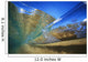 Abstract Underwater View Of Waves And Surf Wall Mural