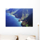 Hawaii, Kauai, Na Pali Coast, Aerial View Along Mountains Wall Mural