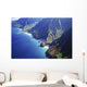 Hawaii, Kauai, Na Pali Coast, Aerial View Along Mountains Wall Mural
