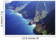 Hawaii, Kauai, Na Pali Coast, Aerial View Along Mountains Wall Mural