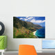 Hawaii, Kauai, Aerial Along Napali Coastline, Rugged Cliffs Wall Mural