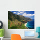 Hawaii, Kauai, Aerial Along Napali Coastline, Rugged Cliffs Wall Mural